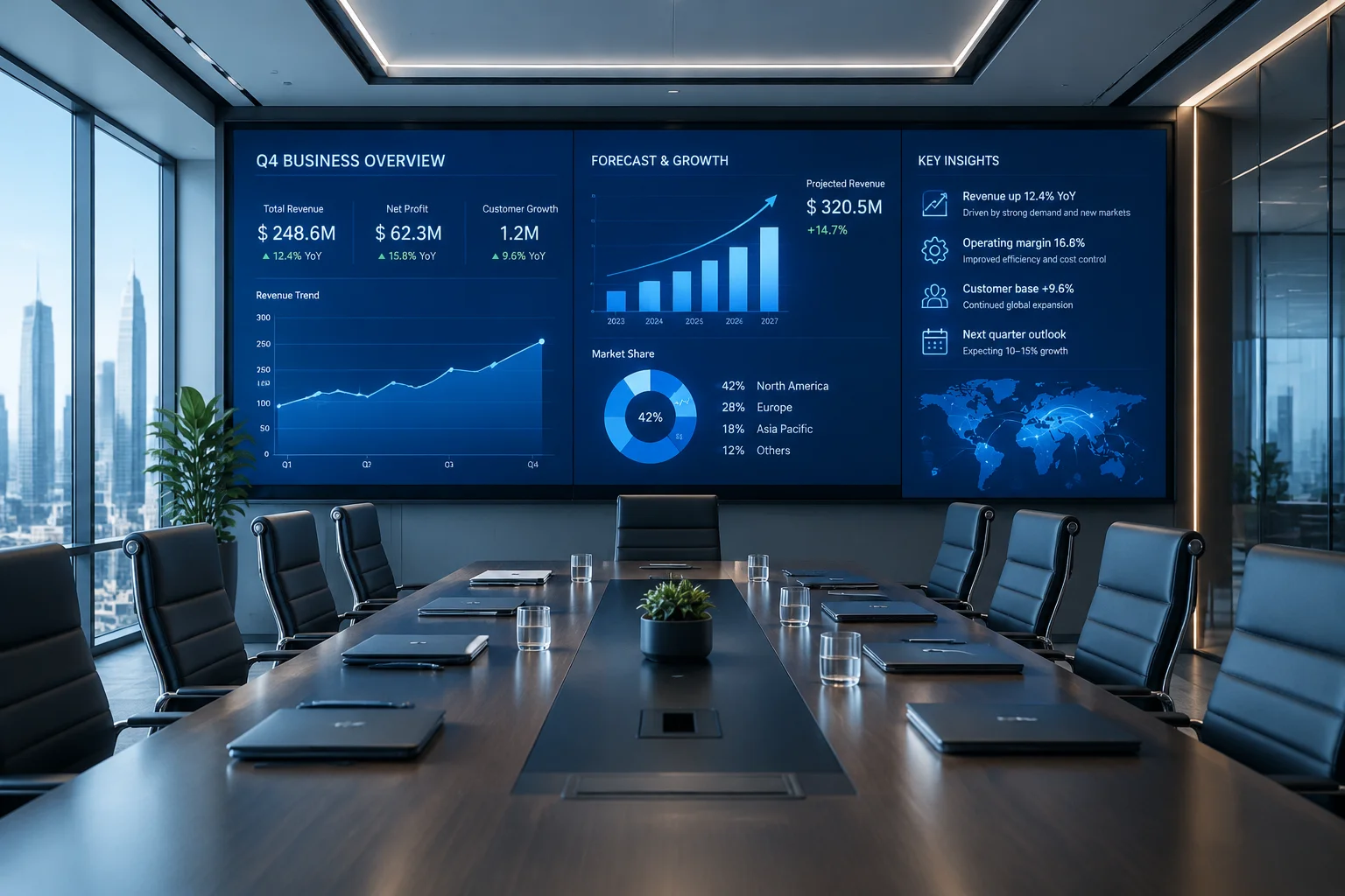 Lucanet AI Trend Report Evaluation dashboard review