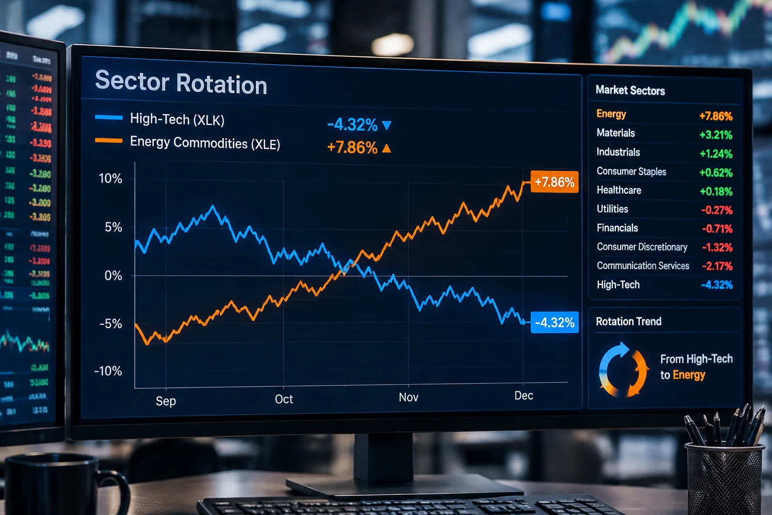 US Stock Market Capital Rotation Dynamics